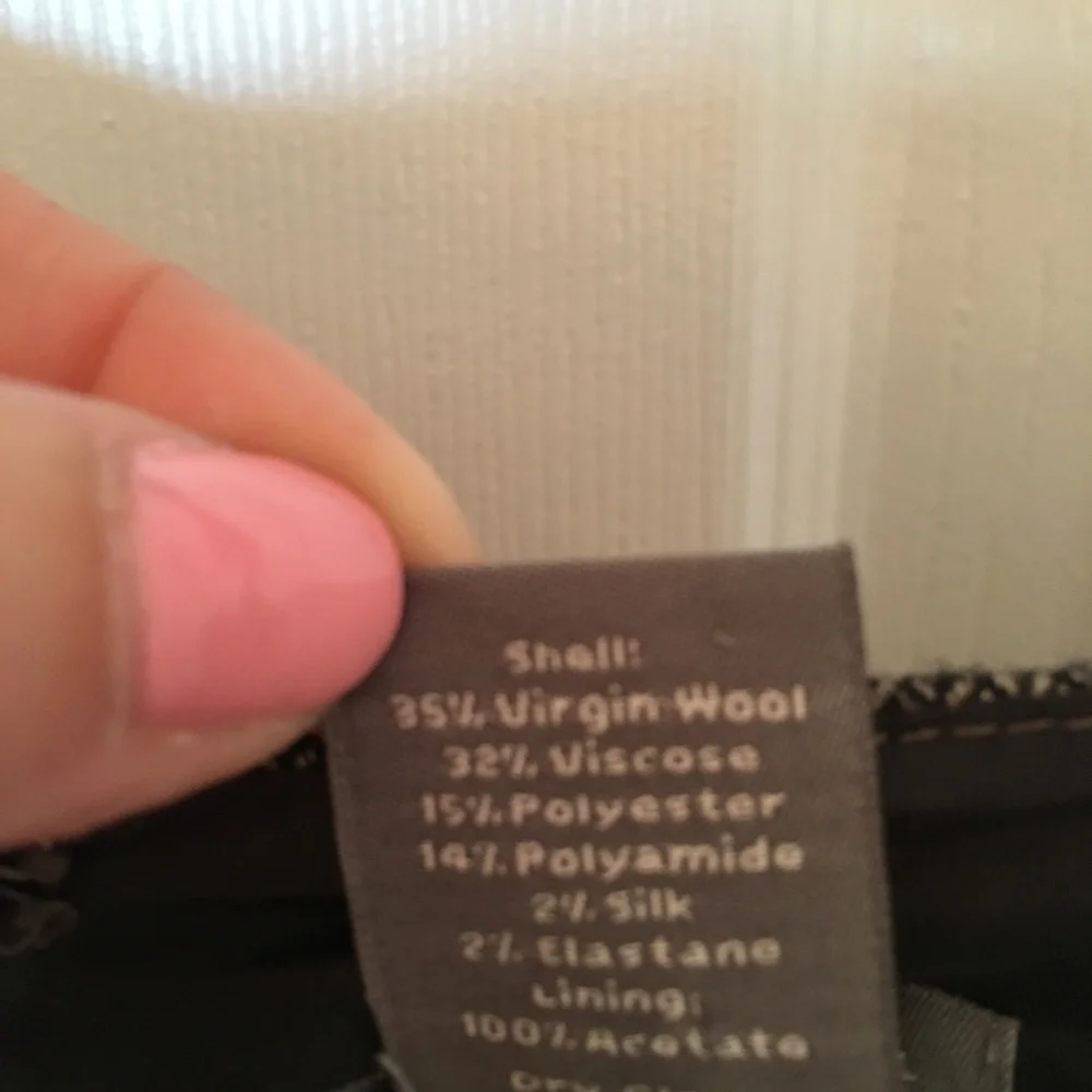 Ann Taylor Virgin Wool Cap Sleeve Dress Suiting Lined Size 0 Brown - Picture 5 of 11